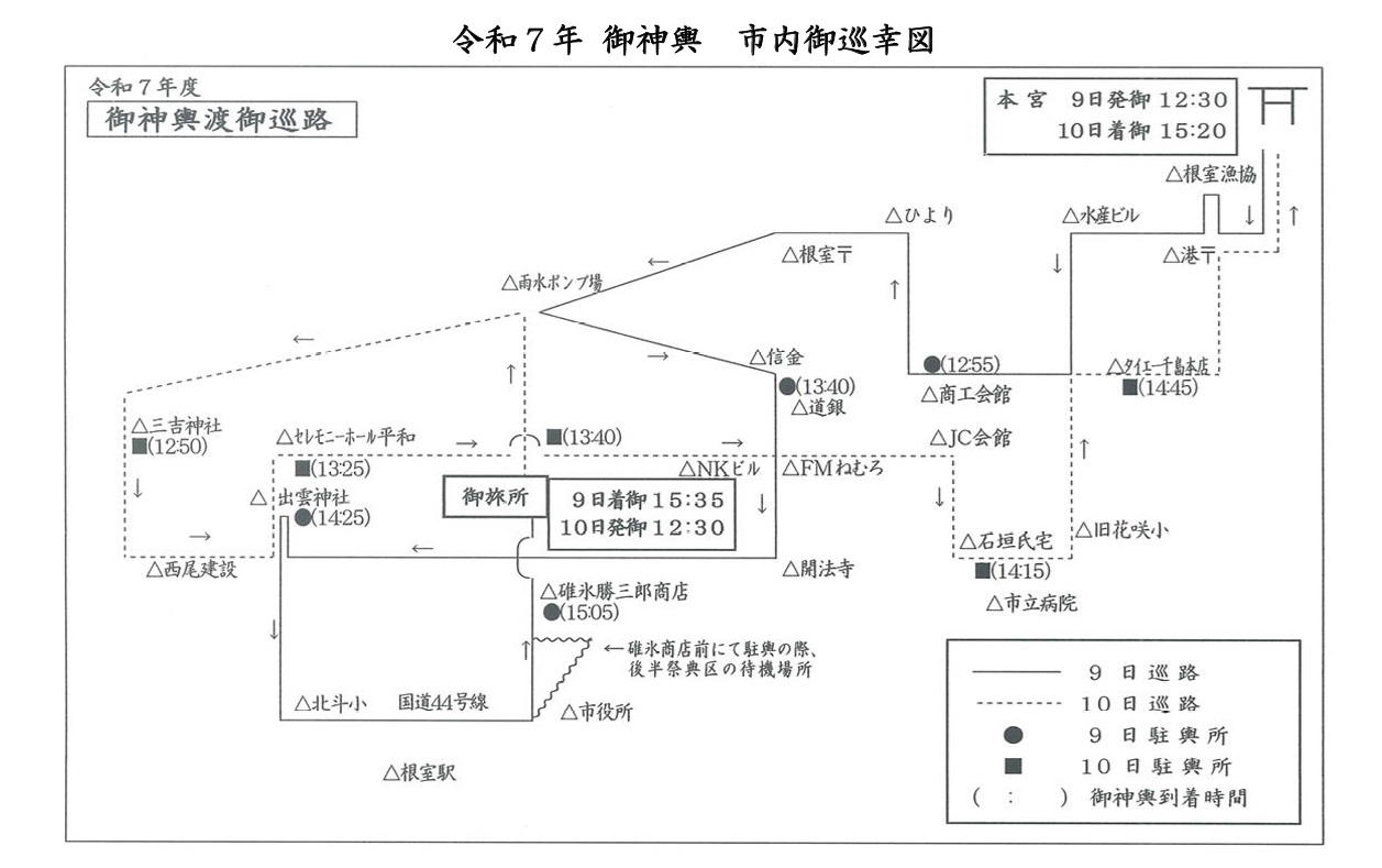 根室金刀比羅神社例大祭2025|神輿&山車・屋台・日程・アクセス完全ガイド