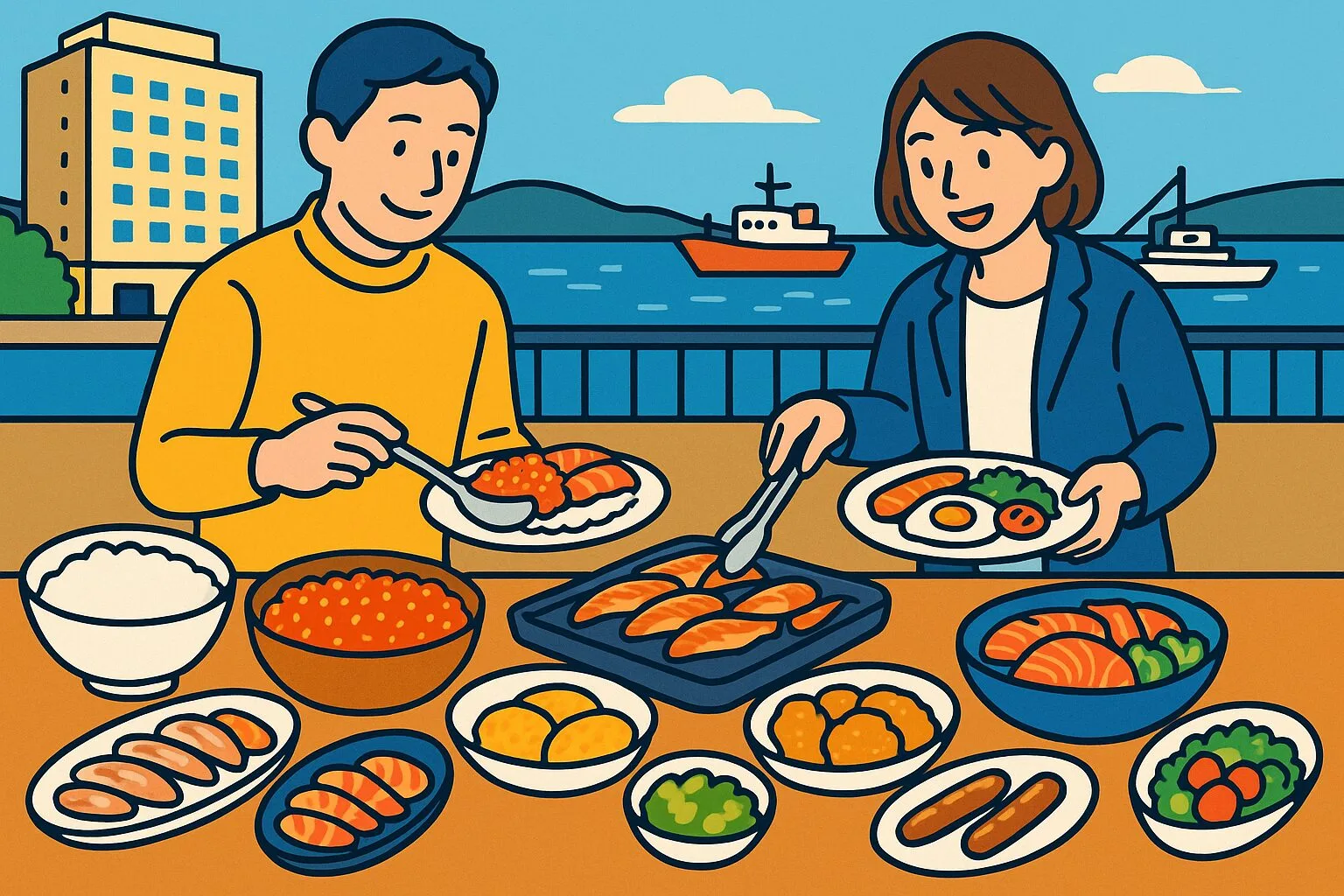 【釧路】朝食バイキングがすごいホテルランキング！いくら＆海鮮が美味しいのは？